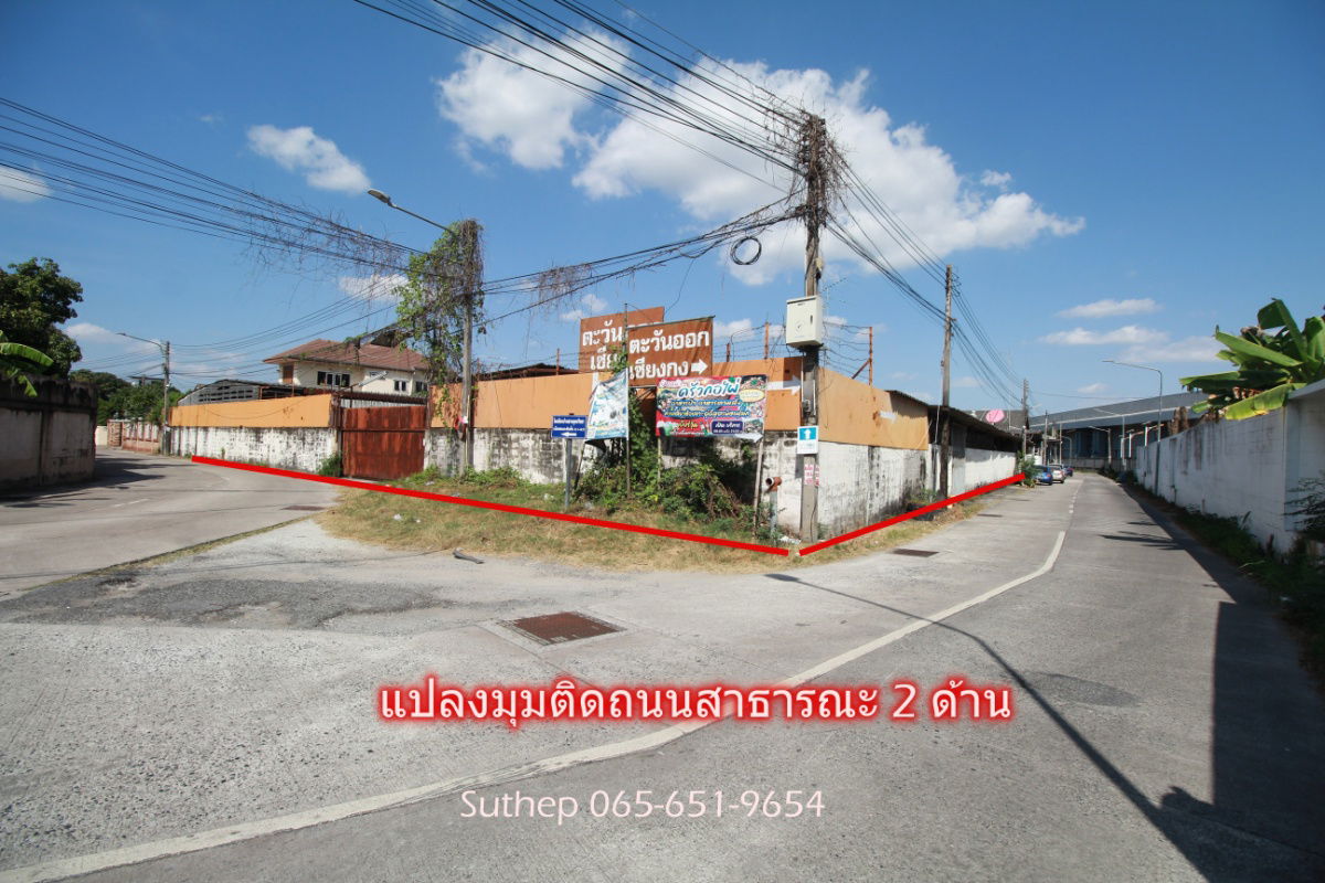 picture Land for Sale: 3-2-74 Rai Red-Zone Commercial Land with Warehouse in Mueang Chonburi, Next to Global House and only 130 m from Road 361 (8-lane) - 10/20