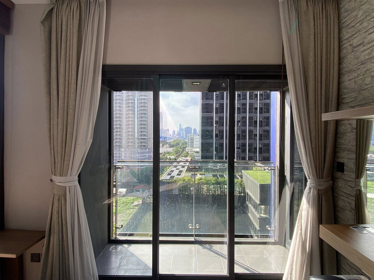 รูป 🔺 ให้เช่าคอนโด เดอะ ไลน์ อโศก-รัชดา อาคาร 1 ชั้น 10 1 ห้องนอน ขนาด 35 ตรม ใกล้ ฟอร์จูนทาวน์ - รูปที่ 4/8