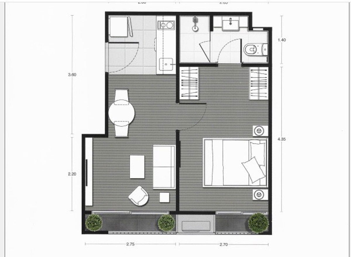 picture WS6064 🌟 For Rent — Noble Around Ari, near BTS Ari, only 28,500 THB/month - 14/14