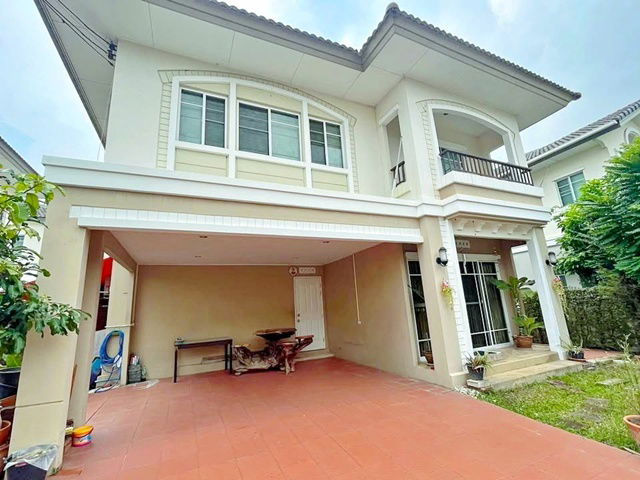 รูป ให้เช่าบ้านเดี่ยว 2 ชั้นกว้างใหญ่ 60ตร.วา. จตุโชติ 15-21 ตลาดเคหะออเงิน 1.3 กม. รพ.สายไหม 2.8 กม. BTS คูคต 5.4 กม. 3-4นอน 2 น้ำ เฟอร์ฯครบ - รูปที่ 1/8