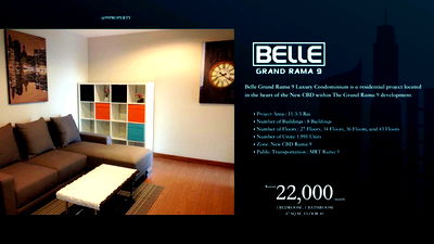 Condos for rent : For rent The Base Garden Rama 9 Ready to move in