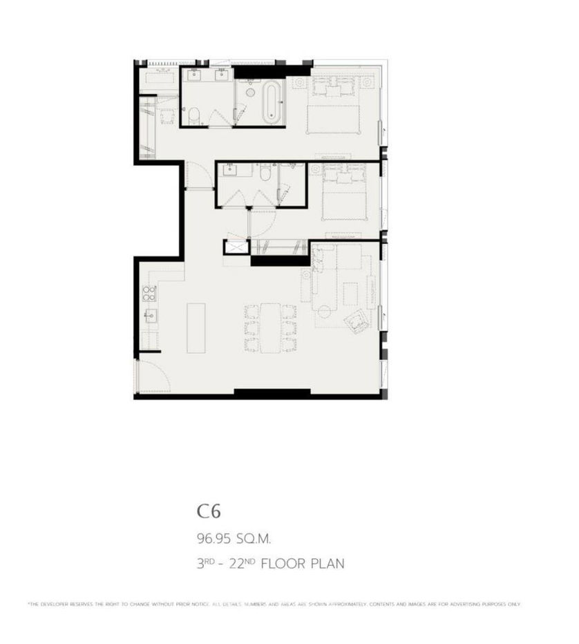 picture 2-BR Condo at ROMM CONVENT near BTS Sala Daeng (ID 2469078) - 10/10
