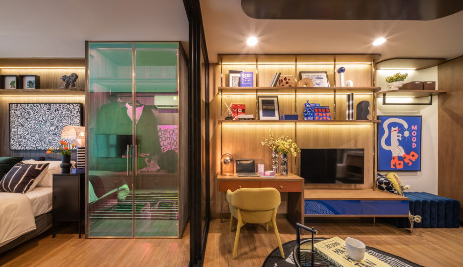 รูป ขายคอนโดมือ 1 จากโครงการ - The Line Vibe (เดอะ ไลน์ ไวบ์) | ติดต่อฝ่ายขาย : 061-6598997- Line OA : @Newlight (มี@) - รูปที่ 5/7