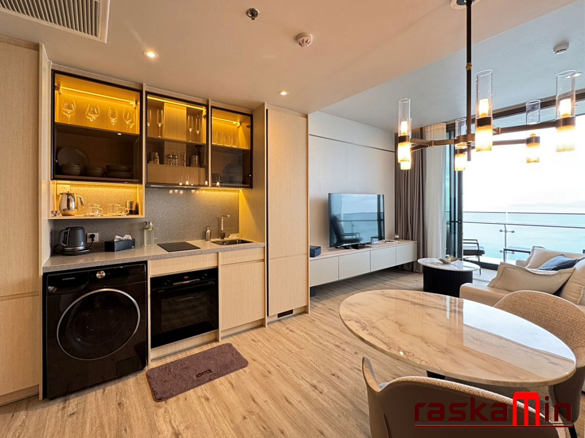picture KT0031ðēLineID @556ryccgðââïļForeigner nameðïļ1Bedroom 47.6sqm Floor25 Fully furnished AROM Wongamat BeachðĶNorth Pattaya - 2/10
