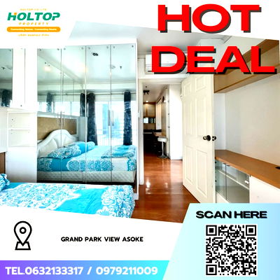 คอนโดให้เช่า : #Z3599💥 121268 🔥ให้เช่าคอนโด Grand Park View Asoke 