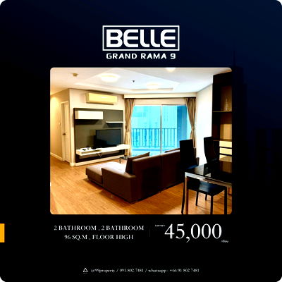 Condos for rent : For rent Belle Rama 9  Ready to move in