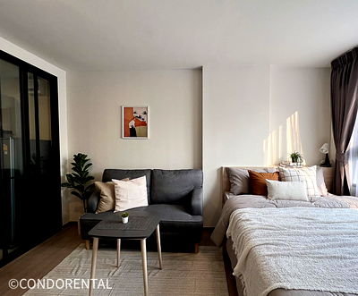 เช่าคอนโด ม.อัสสัมชัญ หัวหมาก (เอแบค หัวหมาก) : BESTPRICE ให้เช่า THE MUVE Ram 22 ห้องสวย เฟอร์ครบ ราคาพิเศษ 