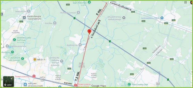 รูป ขายที่ดิน ทำเลดี 8 ไร่ ผังสีเหลือง ถนนรัตนโกสินทร์ 200 ปี บางบ่อ - รูปที่ 7/7