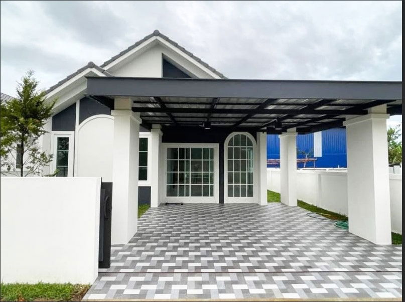 รูป ให้เช่าบ้านเดี่ยวชั้นเดียว 3 ห้องนอน 2 ห้องน้ำ 1 ห้องครัว 2 ที่จอดรถ - รูปที่ 1/18