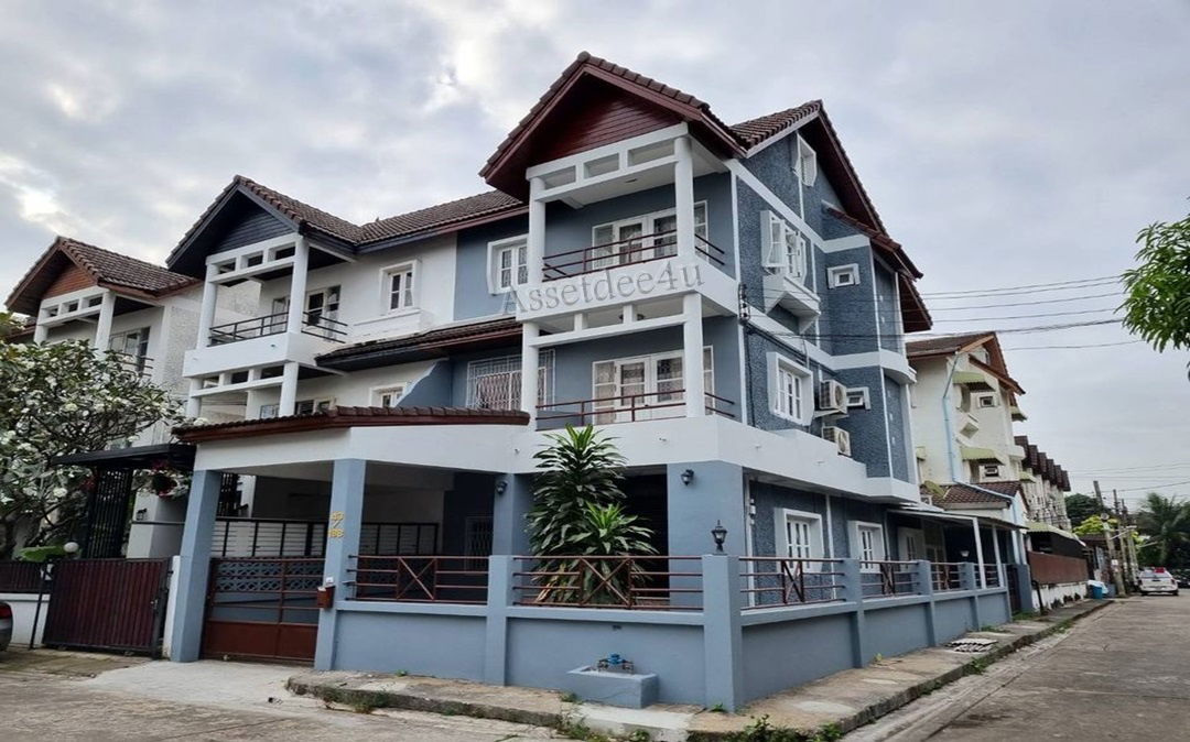 รูป [บ้านเช่าแจ้งวัฒนะ AH404 ให้เช่าบ้านแฝด 3 ชั้น ห้องมุม หมู่บ้านโพธิ์แก้ว ประชาชื่น-แจ้งวัฒนะ ทำโฮมออฟฟิศได้ - รูปที่ 1/14