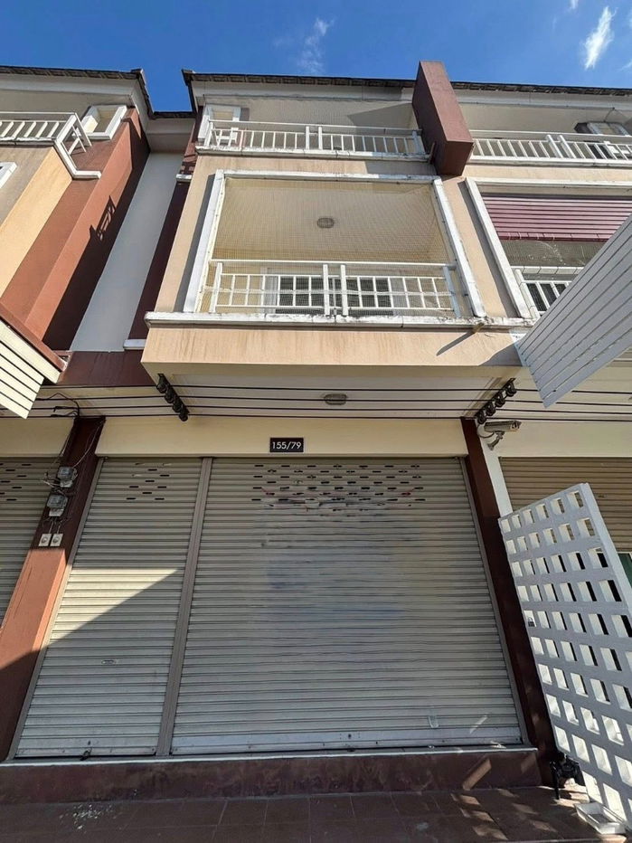 รูป ให้เช่าอาคารพาณิชย์ 3 ชั้น ม.มณีรินทร์เพลส2 ไร่กล้วย ศรีราชา - รูปที่ 1/16