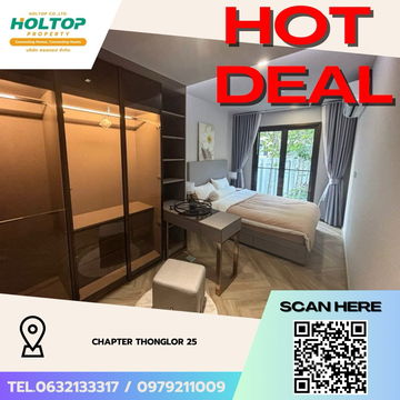#Z3601💥 121268 🔥 Condo for Rent: Chapter Thonglor 25