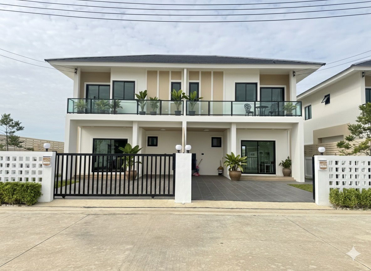 รูป บ้านแฝดพื้นที่ใหญ่ 42.5 ตร.ว. ใกล้เซ็นทรัล–โรจนะ ราคาพิเศษ 2.79 ลบ.* - รูปที่ 3/17