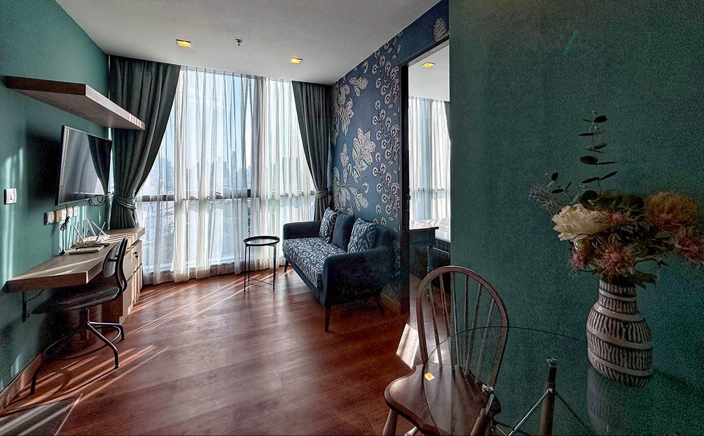 picture ๐ For Rent Condo WISH SIGNATURE MIDTOWN SIAM Building 1, Floor 28,1 bed room, Room size 36 sqm - 4/8