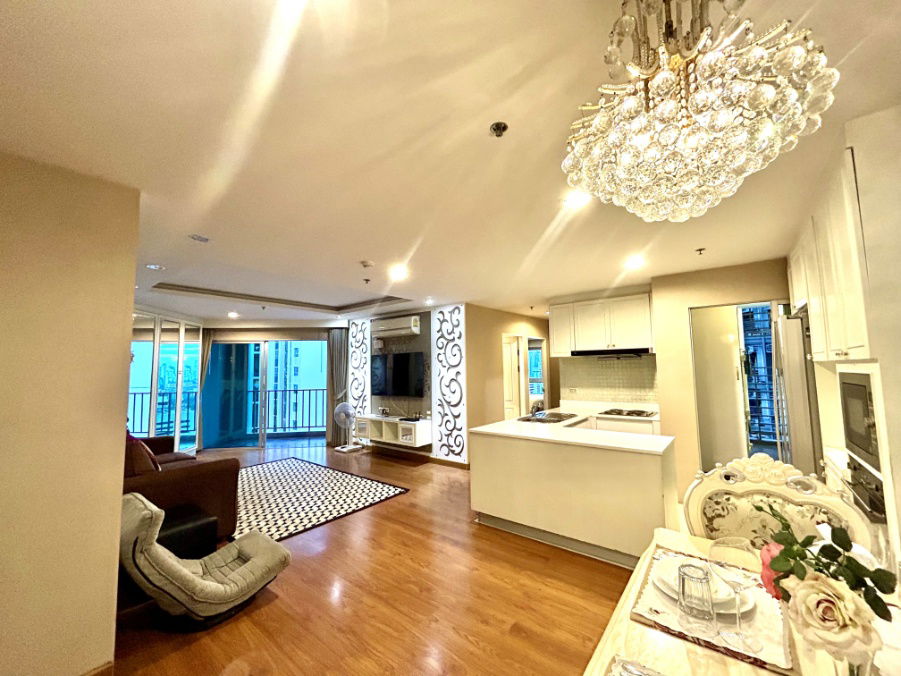 รูป Belle Grand Rama 9 ✨ 2 ห้องนอน Fully furnished เเต่งสวย ตรงปก 📞 Line : @pukkhome (with @) - รูปที่ 2/11