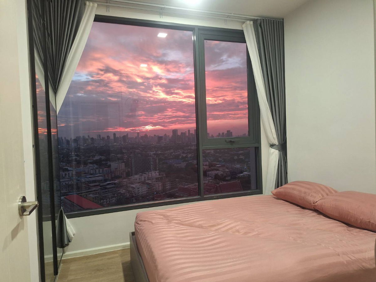 picture Modiz Rhyme Ramkhamhaeng New corner room, no adjacent neighbors, 1 bedroom, 23rd fl. - 2/16