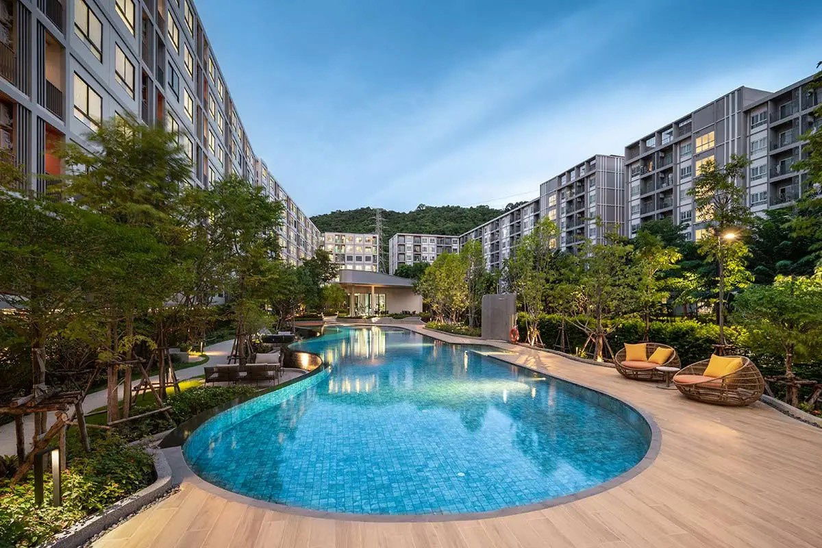 รูป ขายคอนโดมือ 1 จากโครงการ Dcondo Vale ศรีราชา | ติดต่อฝ่ายขาย : 061-6598997- Line OA : @Newlight (มี@) - รูปที่ 6/17