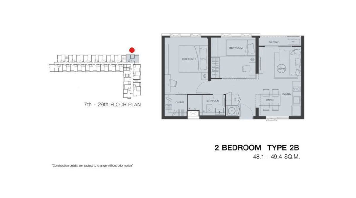 รูป ✨ขายคอนโด The Key MRT Phetkasem 48 (เดอะ คีย์ เอ็มอาร์ที เพชรเกษม 48) Type 2 Bed 📌ติดรถไฟฟ้า MRT เพชรเกษม 48 เชื่อมต่อ BTS บางหว้า เดินทาง - รูปที่ 9/15