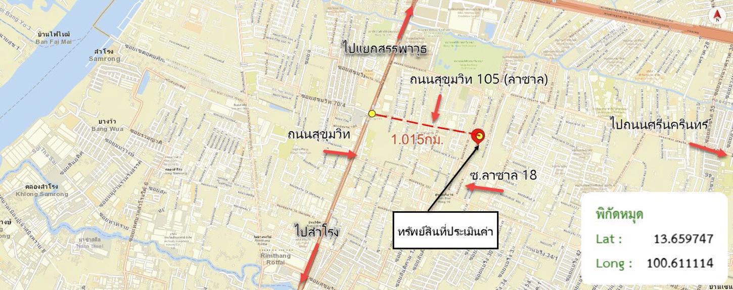 รูป คอนโดมิเนียม 2 ห้องนอน, 55.3 ตารางเมตร คอนโดมิเนียม สำหรับขาย วิลล่า ลาซาล สุขุมวิท 105 บางนา เขตบางนา กรุงเทพมหานคร - รูปที่ 30/30