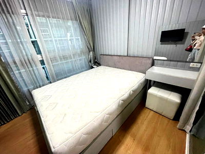 Condos for rent : Dcondo Ramkhamhaeng 9 for rent 🔥 Book now 🔥 Building A, 1 bedroom, fully furnished with appliances. Near Airport Link Ramkhamhaeng. Line: @551txomc