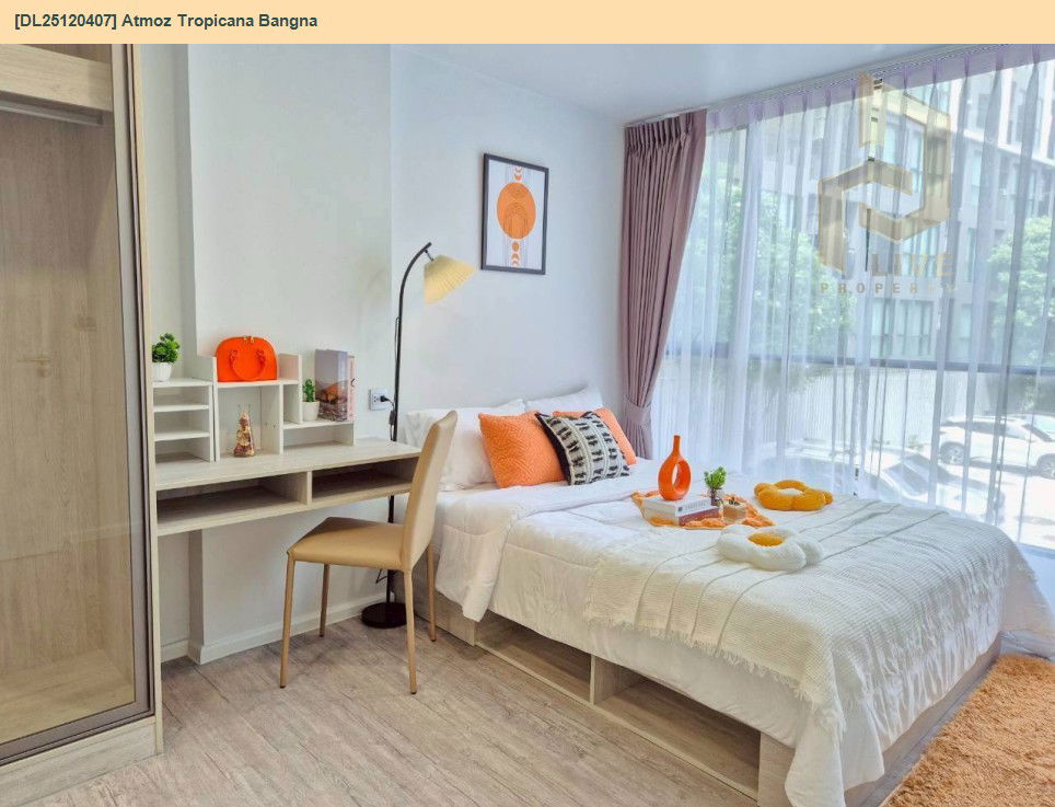 picture DL25120407 Condo for rent, Atmoz Tropicana Bangna near -, ready to move in, call urgently 0638692663 LineID @534wlwof - 13/18