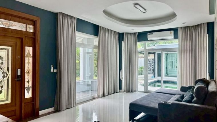 ให้เช่าบ้านเดี่ยว 5 ห้องนอน 600 ตร.ม. 200 ตร.ว. เพอร์เฟค มาสเตอร์พีซ พระราม 9
