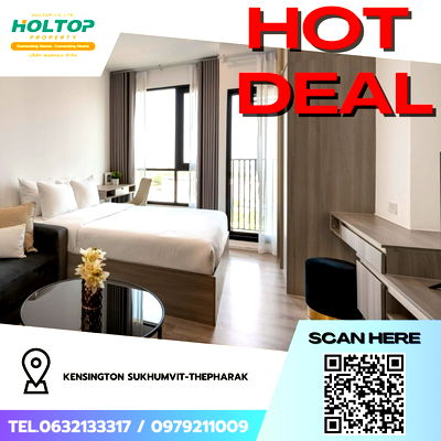 คอนโดให้เช่า : #Z3619💥 121268 🔥ให้เช่าคอนโด Kensington Sukhumvit-Thepharak