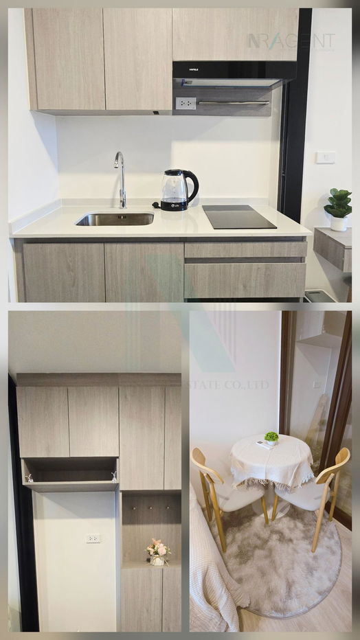 picture ð For Rent Condo SO ORIGIN PHAHOL 69 STATION Building 1, Floor 8,Studio, Room size 25 sqm - 8/8