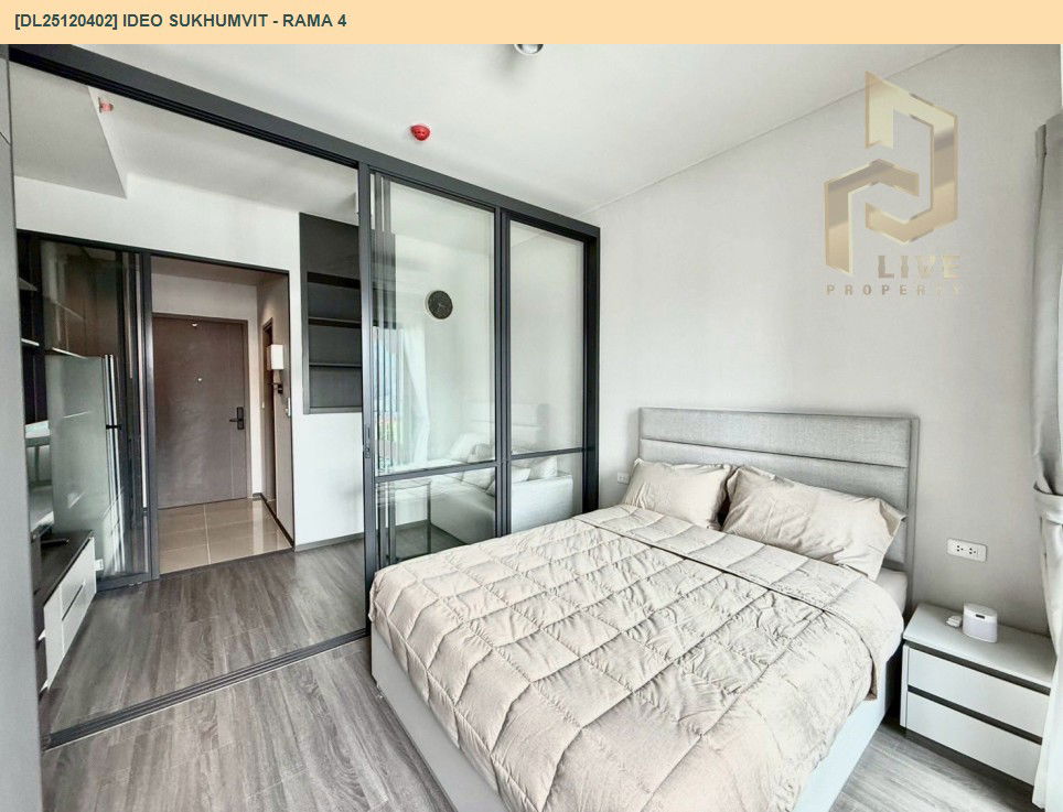 รูป DL25120402 ให้เช่าคอนโด ไอดีโอ สุขุมวิท - พระราม 4 (IDEO Sukhumvit - Rama 4) ใกล้ - พร้อมเข้าอยู่ โทรด่วน 0638692663 LineID @897iyzll - รูปที่ 3/15