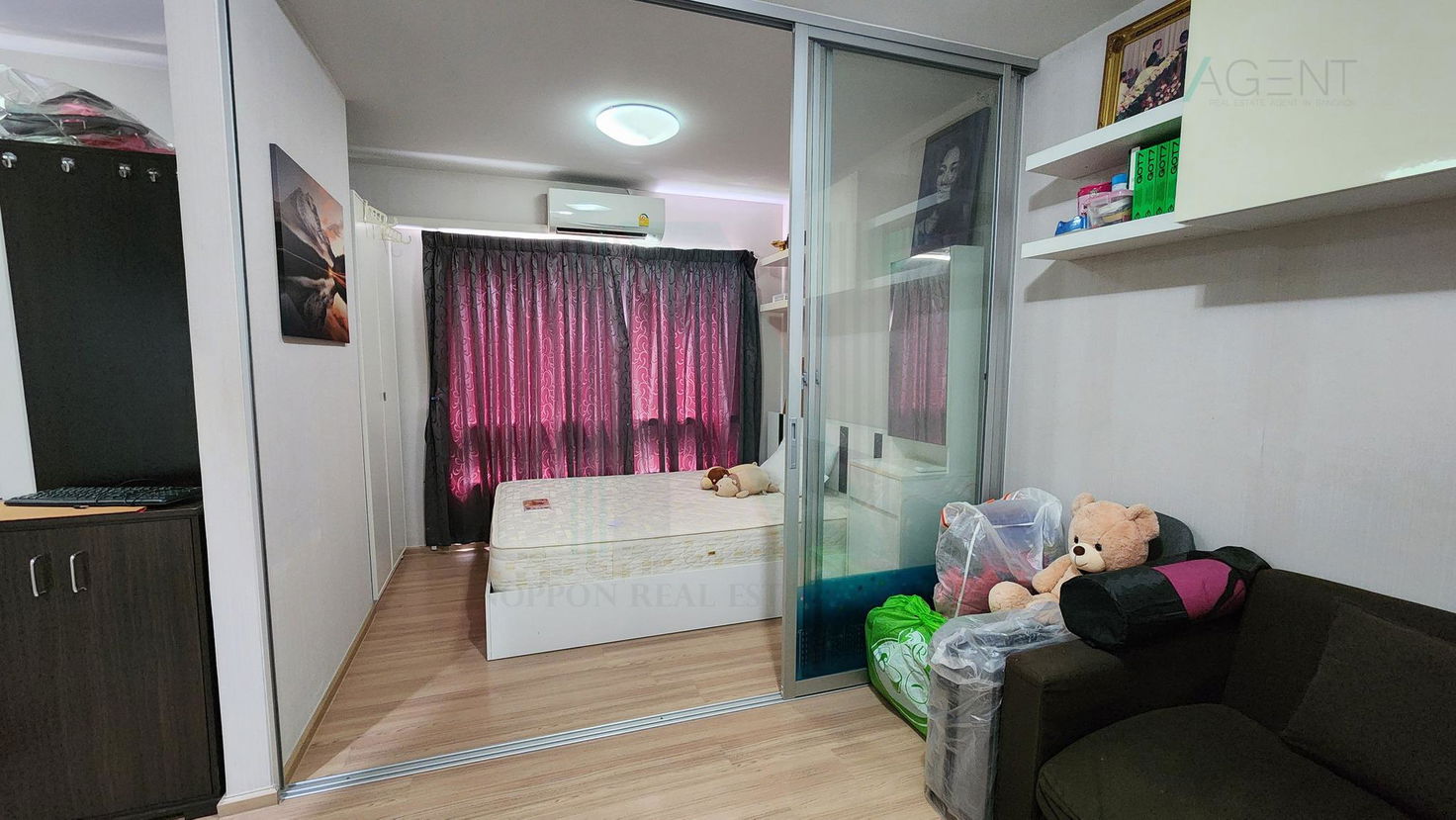 รูป 🚩 ขายคอนโด พลัม คอนโด ลาดพร้าว 101 อาคาร H ชั้น 3 1 ห้องนอน ขนาด 22 ตรม ใกล้ วิทยาลัยศิลปหัตถกรรมกรุงเทพ - รูปที่ 7/8