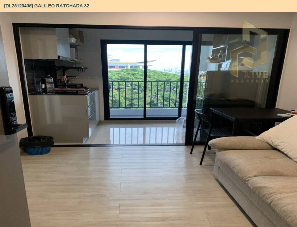 รูป DL25120405 ให้เช่าคอนโด กาลิเลโอ รัชดา 32 (Galileo Ratchada 32) ใกล้ - พร้อมเข้าอยู่ โทรด่วน 0653619502 LineID @534wlwof - รูปที่ 2/5