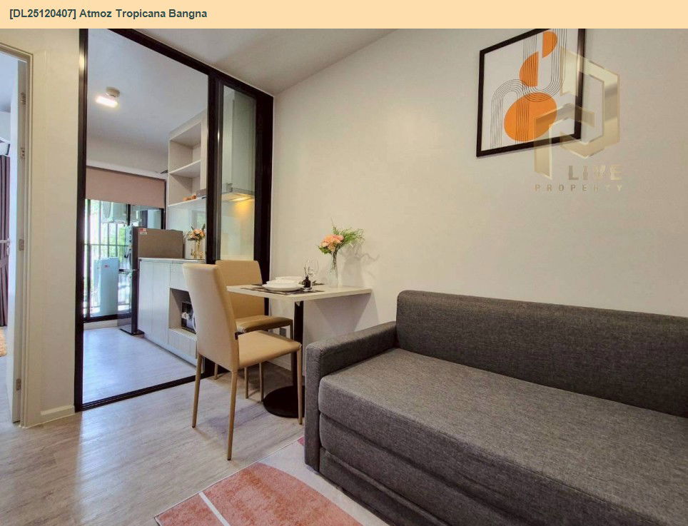 picture DL25120407 Condo for rent, Atmoz Tropicana Bangna near -, ready to move in, call urgently 0638692663 LineID @534wlwof - 5/18