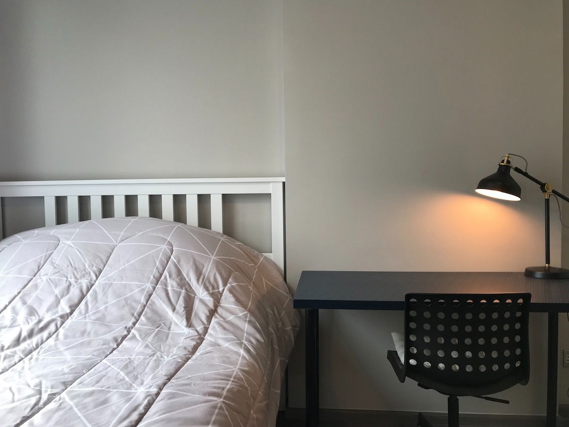 picture ROOM FOR RENT WHIZDOM AVENUE RATCHADA-LADPRAO CONDO, right by Ladprao MRT, Ladprao Rd, 25th Fl. Studio room 35 sqm. 18,000 B/ Month - 3/19