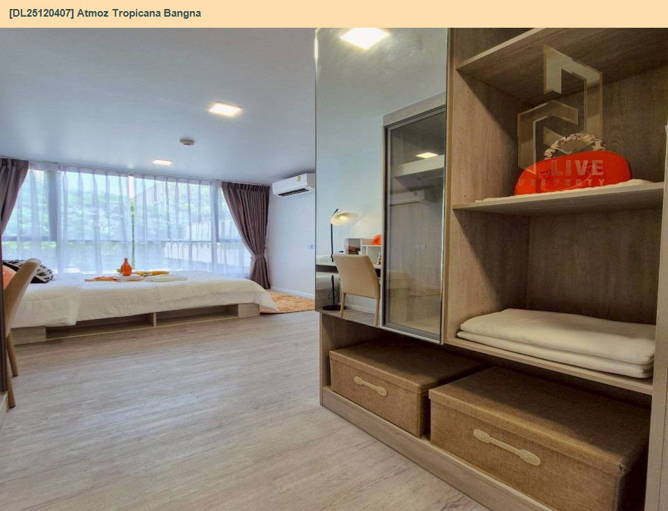 picture DL25120407 Condo for rent, Atmoz Tropicana Bangna near -, ready to move in, call urgently 0638692663 LineID @534wlwof - 15/18