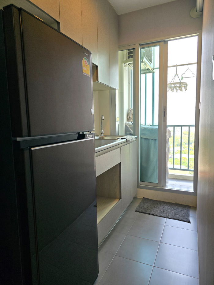 รูป Niche id ปากเกร็ด 👉ให้เช่า 7,500 บาท ชั้น 20 👉แต่งครบมีเครื่องใช้ไฟฟ้า 👉ห้องพร้อมเข้าอยู่ ใกล้โรงเรียนสวนกุหลาบปากเกร็ด - รูปที่ 10/22