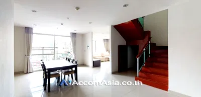 คอนโดให้เช่า : 🔼🔽 AccomA 📩 Duplex Condo 2 BR Condominium @The Master Centrium Asoke-Sukhumvit (AA29437)