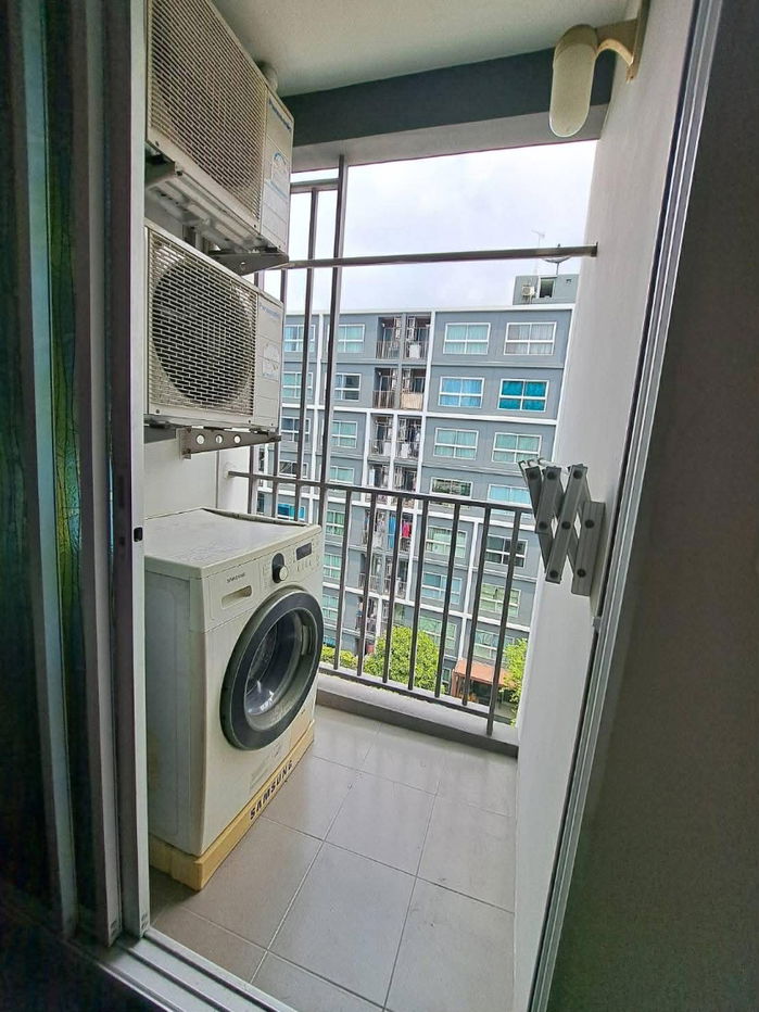 picture Dcondo Ramkhamhaeng 9 for rent 🔥 Book now 🔥 Building A, 1 bedroom, fully furnished with appliances. Near Airport Link Ramkhamhaeng. Line: @551txomc - 7/7