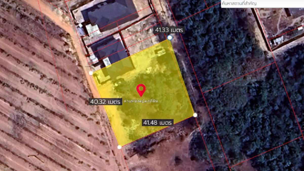 picture Land for rent, beautiful plot, before the Shell gas station at Hat Yai Airport. Size: 3 rai 99.5 square wa. Rent: 9,000 baht/month. - 1/5