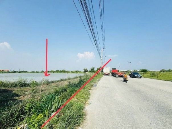 รูป ขายที่ดิน ทำเลทอง 14-1-74 ไร่ ผังสีเหลือง บางเพรียง-ลาดหวาย - รูปที่ 3/7