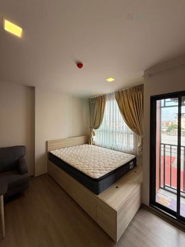 For Rent Condo THE MUVE BANGNA Building 1, Floor 5,Studio, Room size 25 sqm