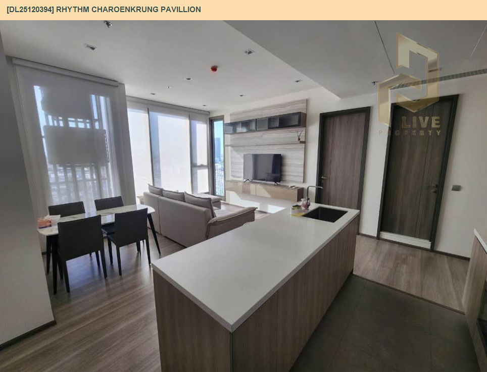 picture DL25120394 Condo for rent, RHYTHM CHAROENKRUNG PAVILLION near BTS สะพานตากสิน, ready to move in, call urgently 0638692663 LineID @897iyzll - 7/15