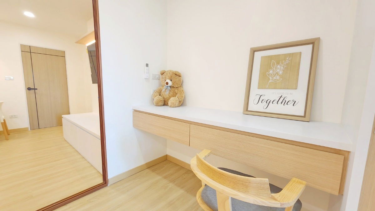 รูป ขาย เอสอาร์ คอมเพล็กซ์ 1ห้องนอน 1ห้องน้ำ 38 ตร.ม. ชั้น 5 วิวสระว่ายน้ำ (ID:1263CS) - รูปที่ 9/14