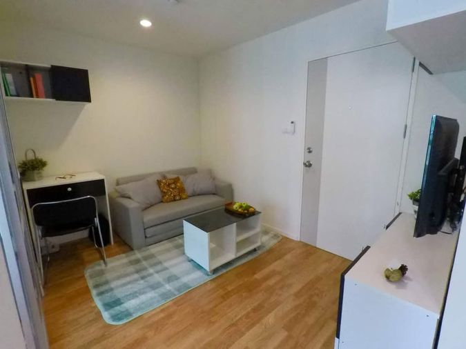 1-bed condo for rent, 27 sqm, Lumpini Park Nawamin - Si Burapha