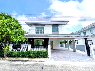 บ้านเดี่ยว บางใหญ่ นนทบุรี : ขายบ้านเดี่ยว 2 ชั้น หมู่บ้าน เพอร์เฟค พาร์ค พระราม 5-บางใหญ่ 50 ตารางวา