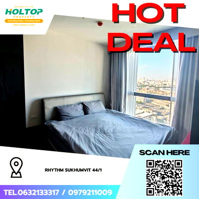 Condos for rent Sukumvit 44/1 : #Z3636💥 131268 🔥 Condo for Rent: RHYTHM Sukhumvit 44/1