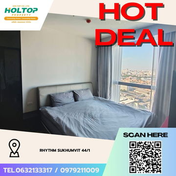 #Z3636💥 131268 🔥 Condo for Rent: RHYTHM Sukhumvit 44/1