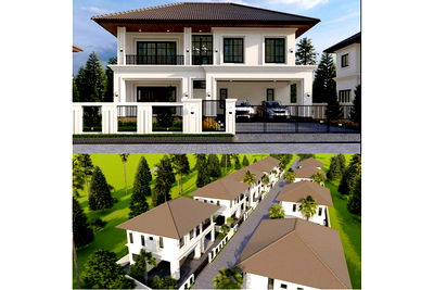 Houses for sale Chiang Rai : [920011006-14] two-story house, the first one in the alley