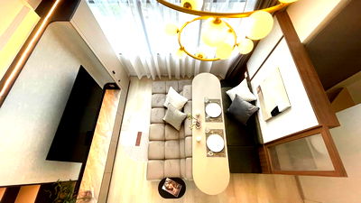 คอนโดให้เช่า : 🏙️ Knightsbridge Prime Sathorn ✨ ห้อง Loft ชั้นสูง | เพดานสูง | พร้อมเข้าอยู่