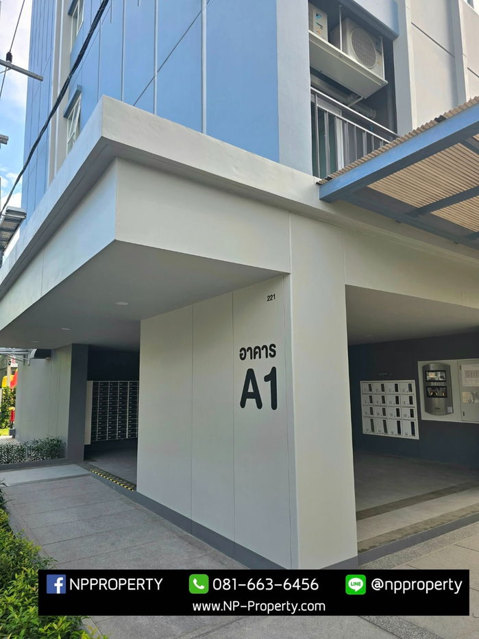 รูป 🏢 คอนโดเอิร์นอมตะนคร 💸 เช่าเพียง 6,500 บาท/เดือน ตึกA1 ใกล้ทางออก - รูปที่ 3/16