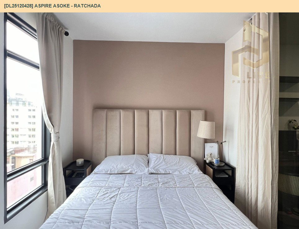 picture DL25120428 Condo for sale, Aspire Asoke - Ratchada near MRT พระราม 9, ready to move in, call urgently 0638692663 LineID @655ebbvc - 4/14